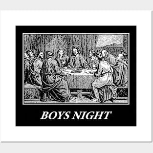 Boys Night ( Last Supper ) Posters and Art